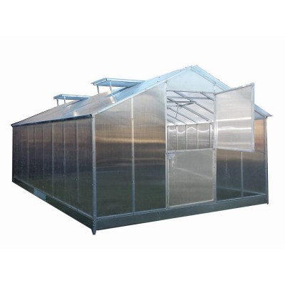 Greenhouse with triangle roof
